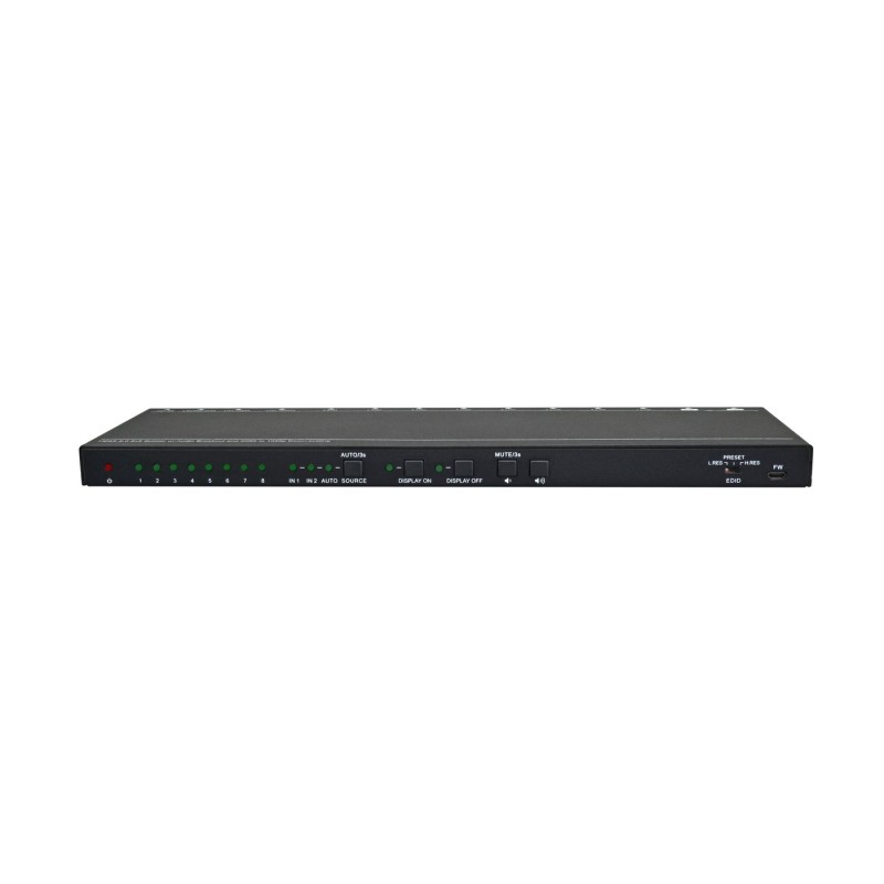 Vivolink HDMI splitter switcher 2x8, 4K Vivolink HDMI splitter switcher 2x8, 4K